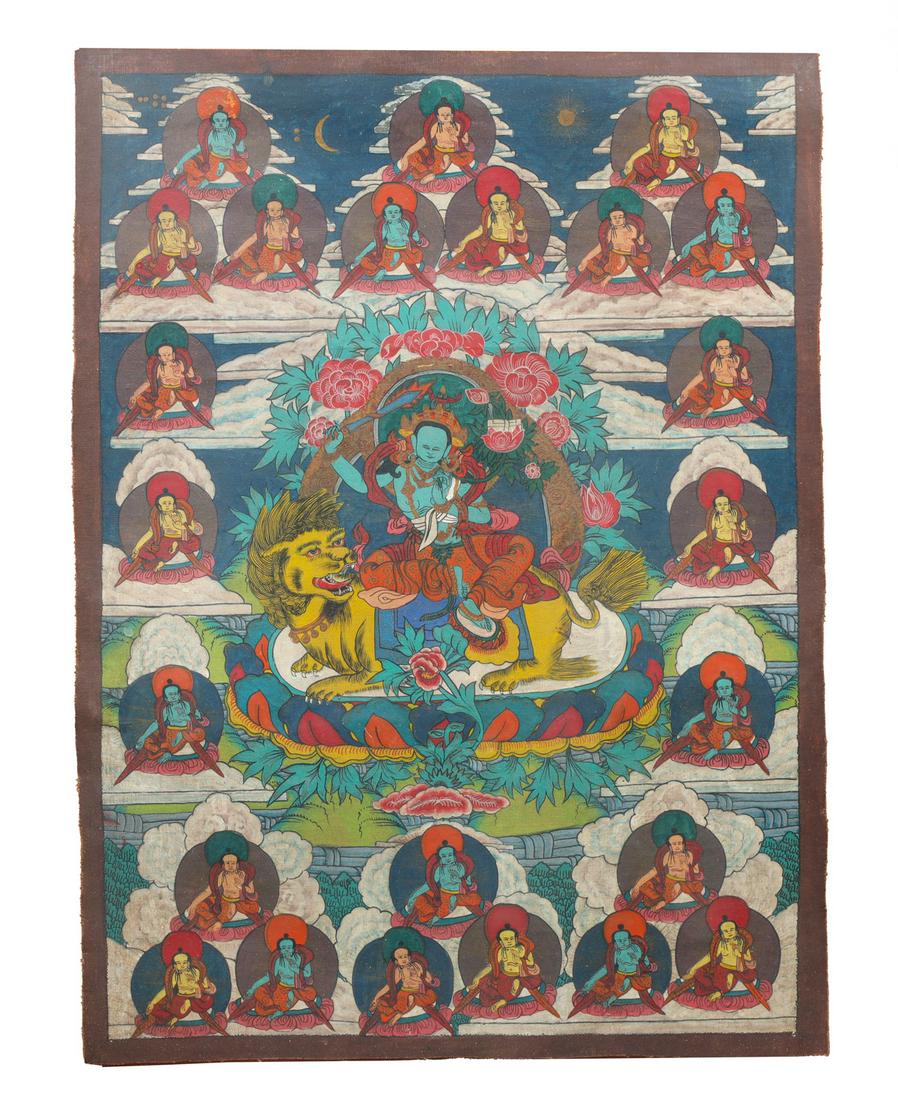 Antique Tibetan Thangka (1 of 3)