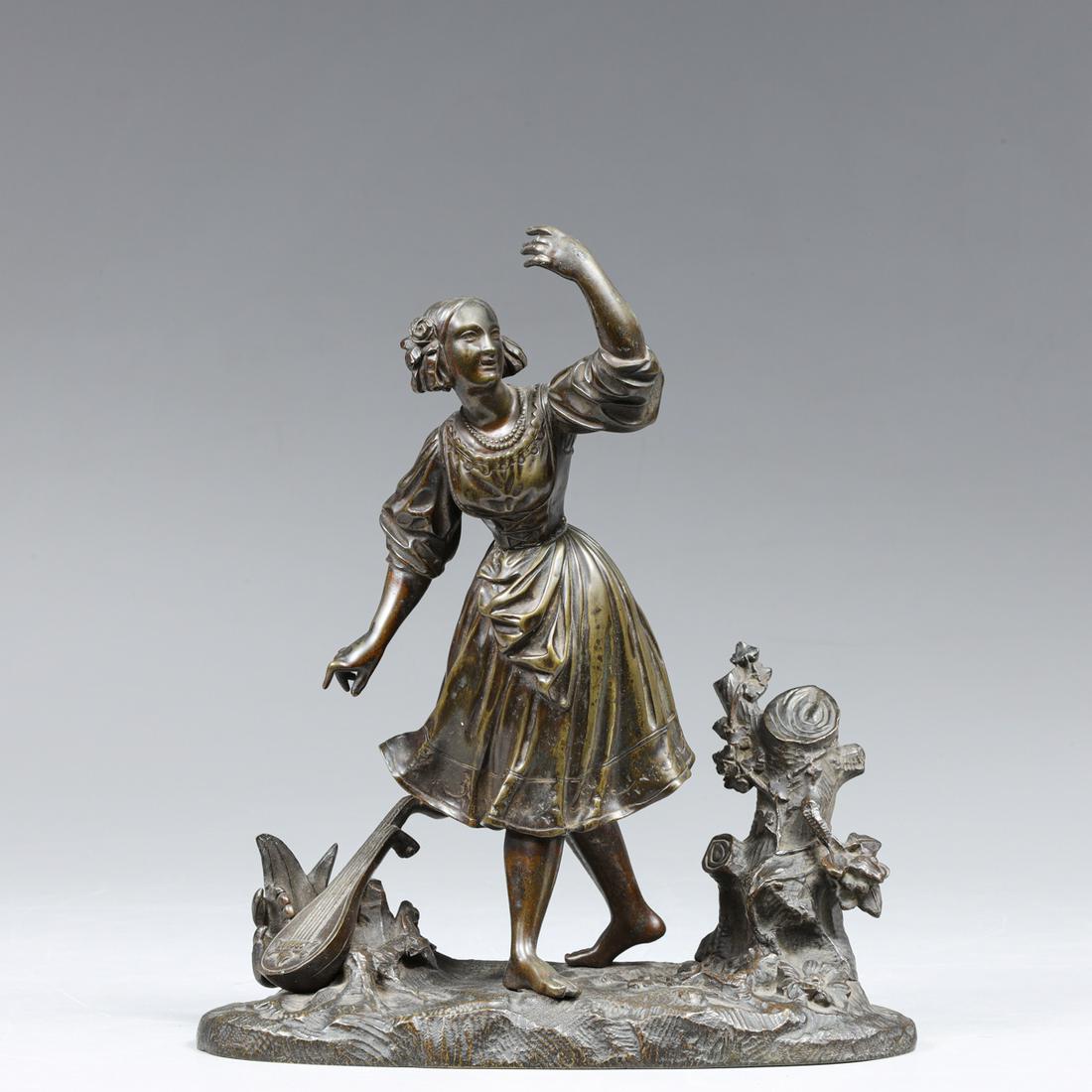 Antique French Bronze Statue (1 of 4)