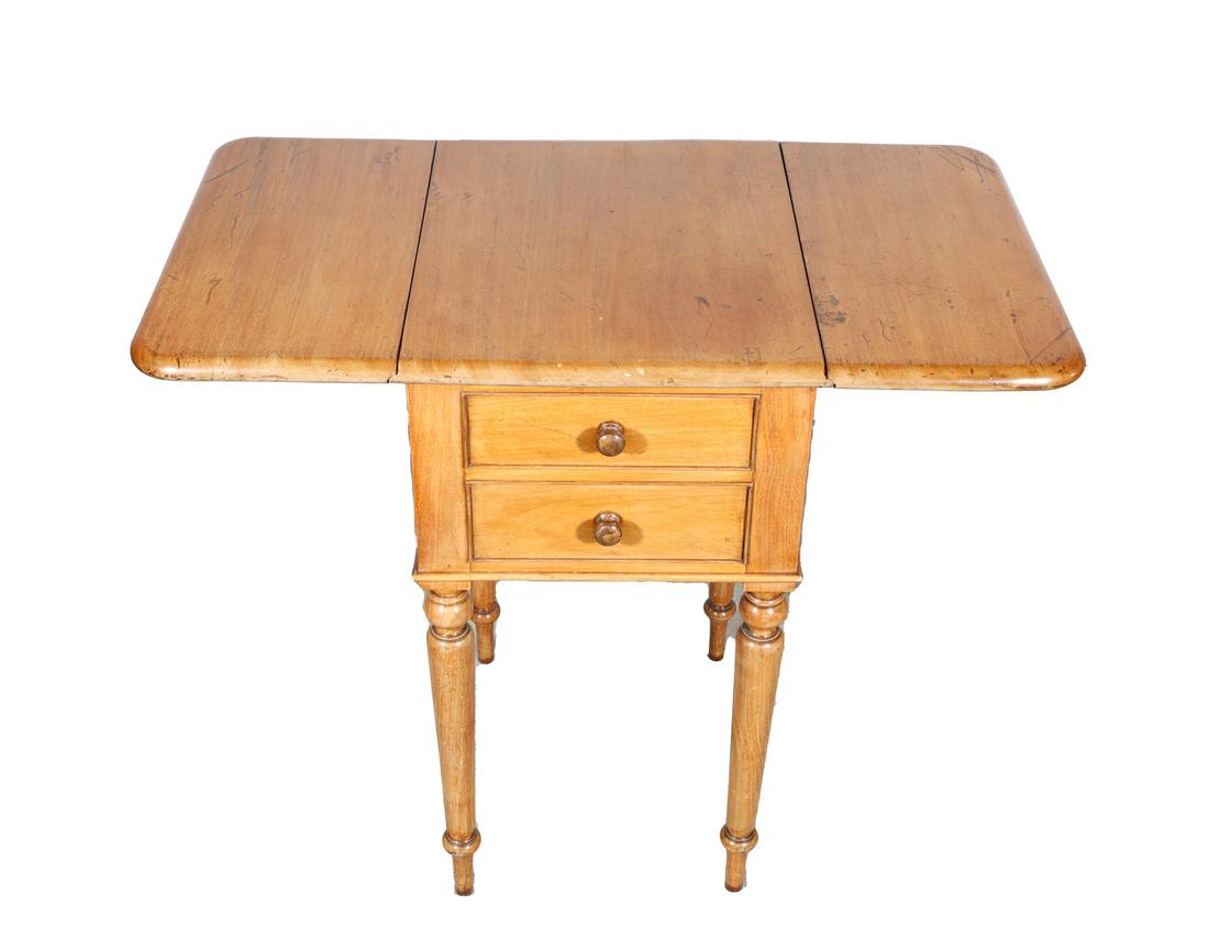 Antique Drop Leaf Side Table (1 of 3)