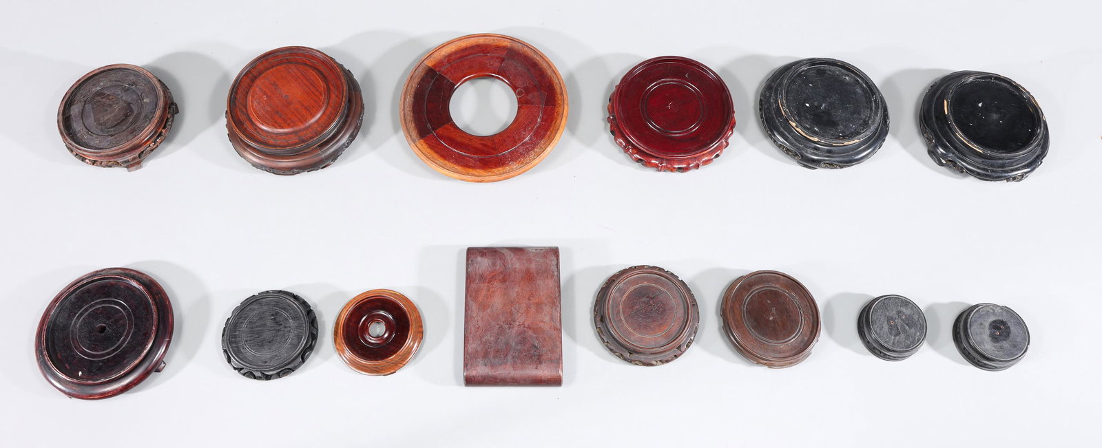 Group of Fifty Three Vintage Carved Stands (1 of 6)