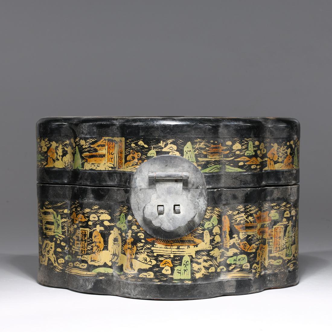 Chinese Gilt Lacquered Box (1 of 7)