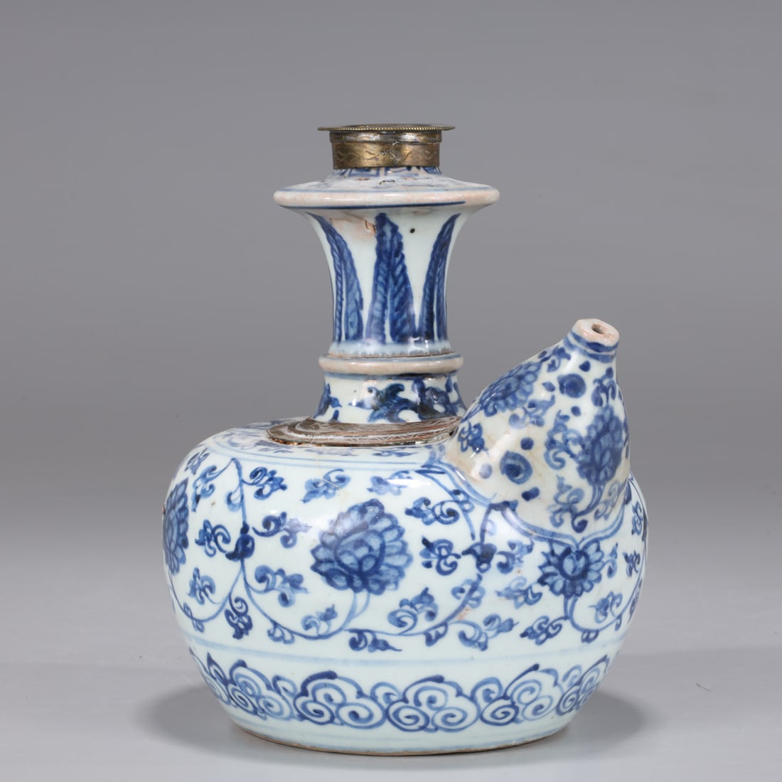 Chinese Ming Dynasty Blue & White Porcelain Ewer (1 of 9)