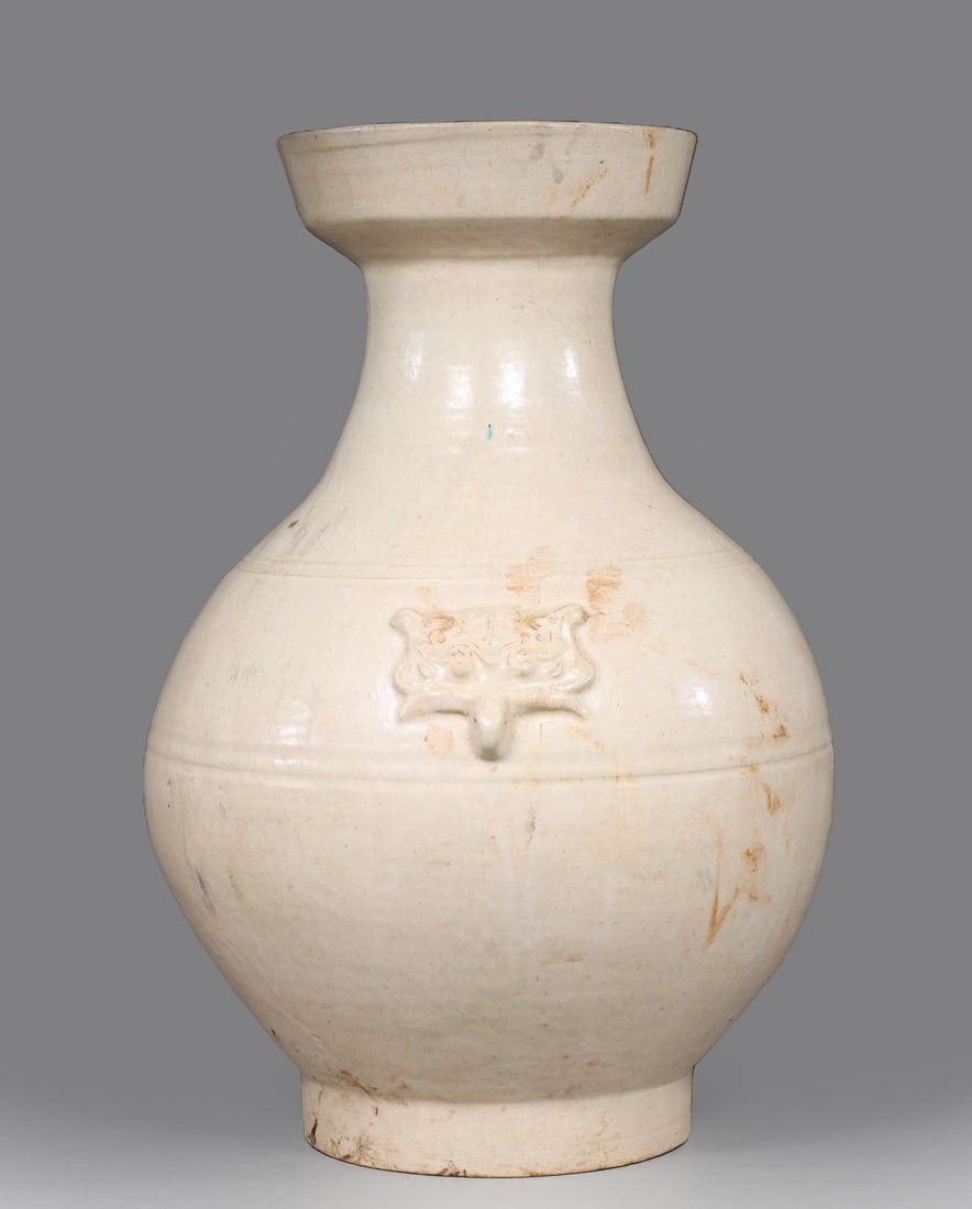 Large Chinese Ceramic Glazed Vase (1 of 3)