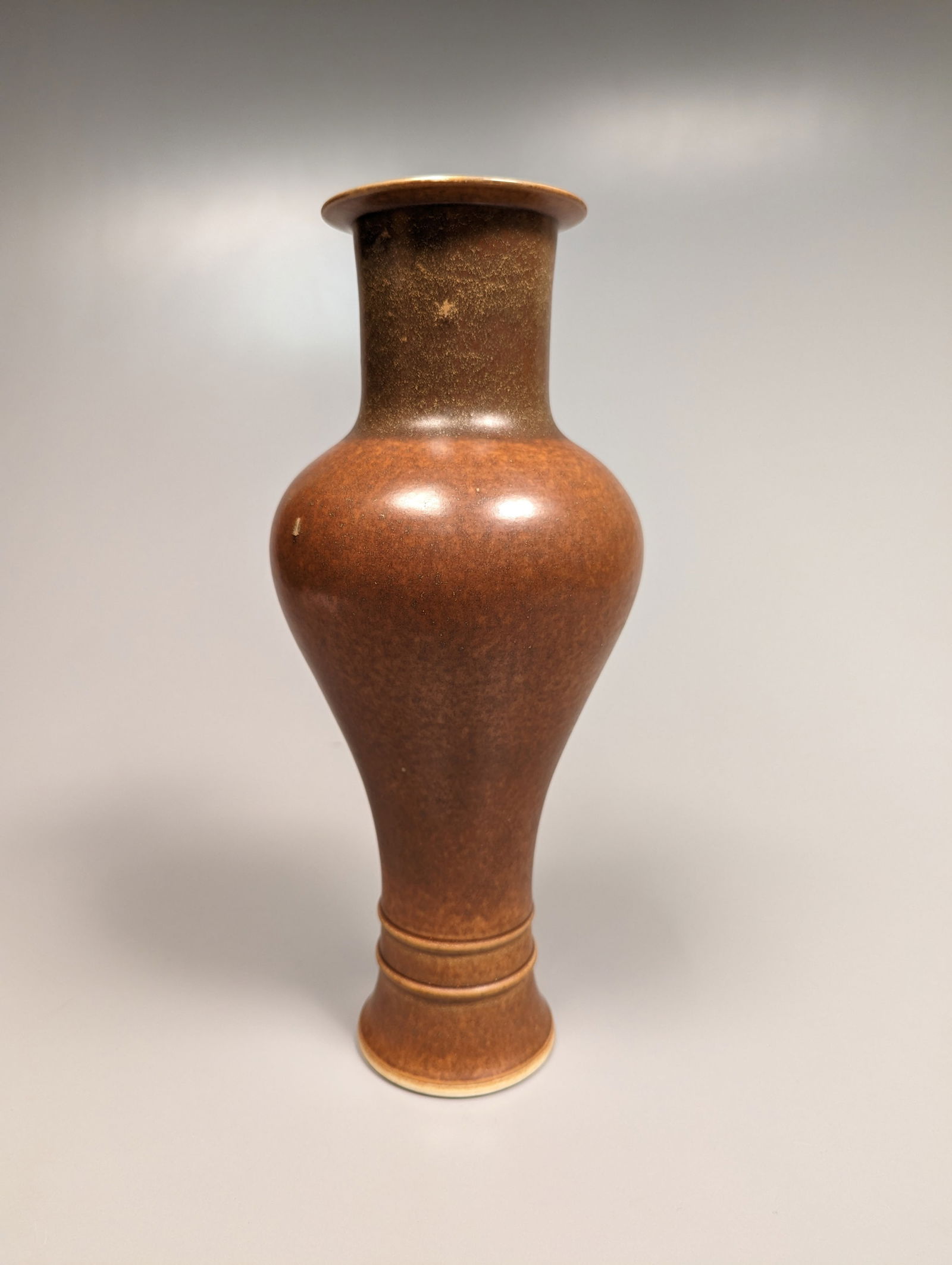Qianlong-Style Brown Teadust Glazed Vase (1 of 2)