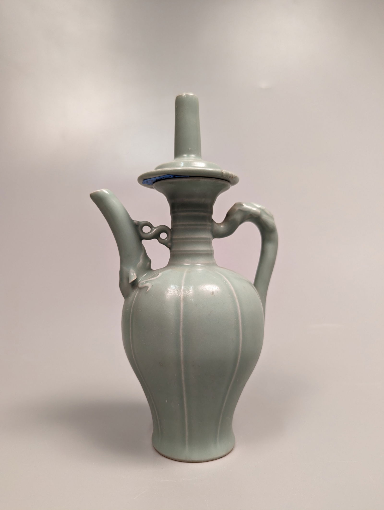Song-Yuan-Style Celadon Covered Ewer (1 of 3)