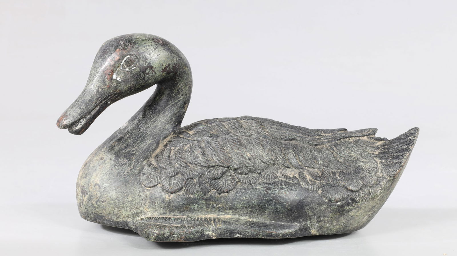 Vintage Chinese Bronze Duck Figure (1 of 3)