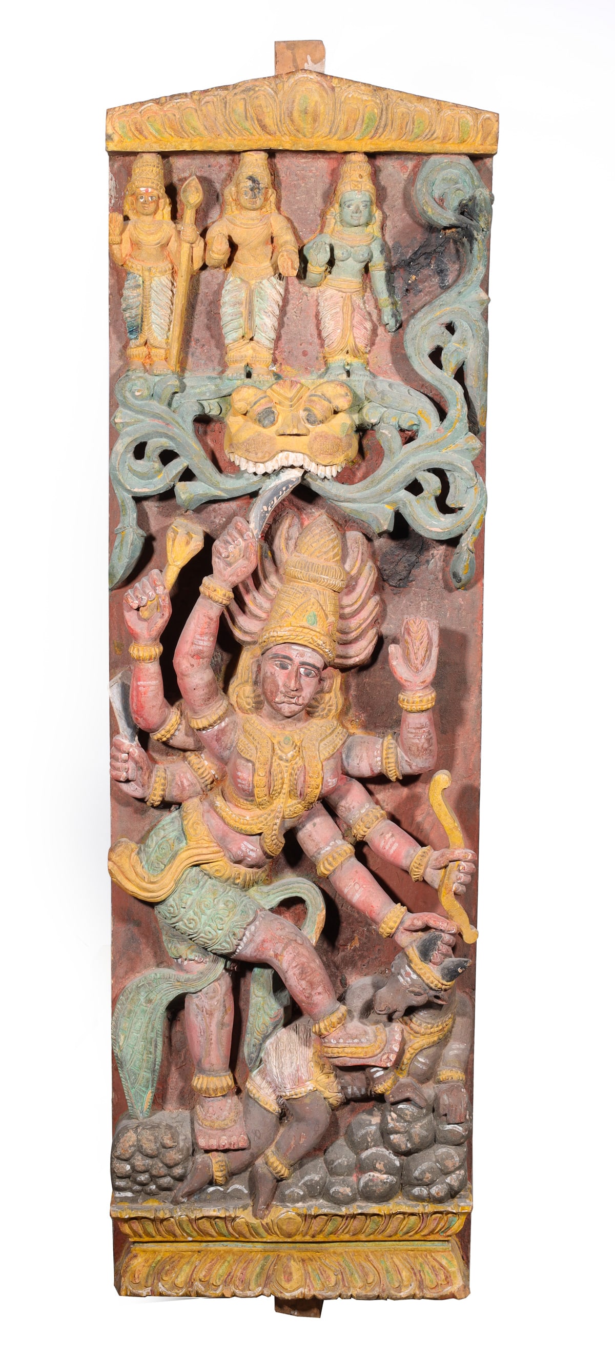 Antique South Asian Carved Panel (1 of 4)