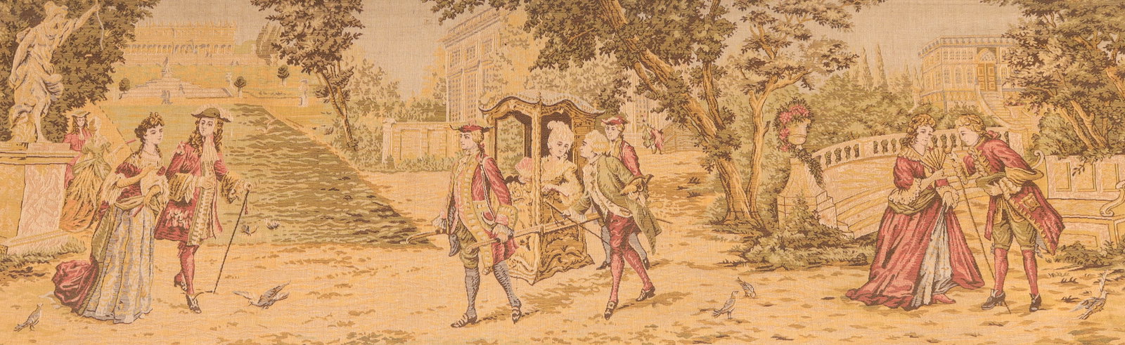 Vintage Rococo Style Tapestry (1 of 4)