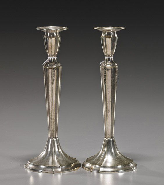 Pair Gorham Silver Plated Candle Holders Apr 14, 2013 I.M. Chait