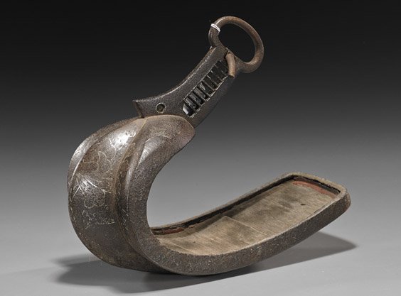 Antique Japanese Samurai Stirrup
