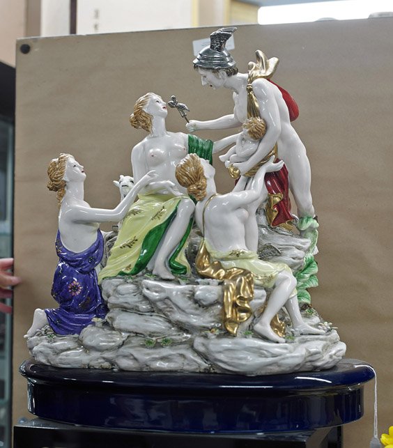German Porcelain Classical Figural Group
