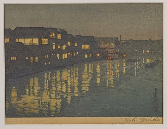 Japanese Woodblock Print by Toshi Yoshida