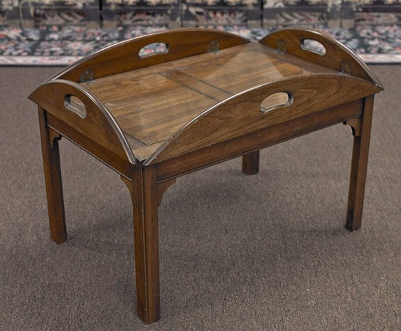 Antique American Cherry Wood Table