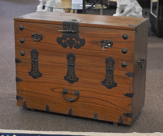 Antique Korean Drop-Front Chest