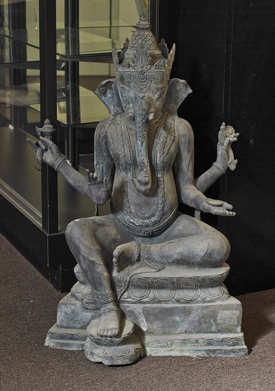 Large Southeast Asian Bronze Ganesha