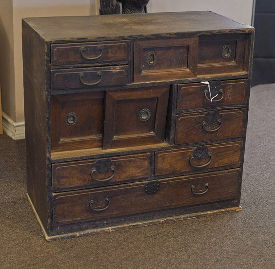 Antique Japanese Tansu Chest of Drawers
