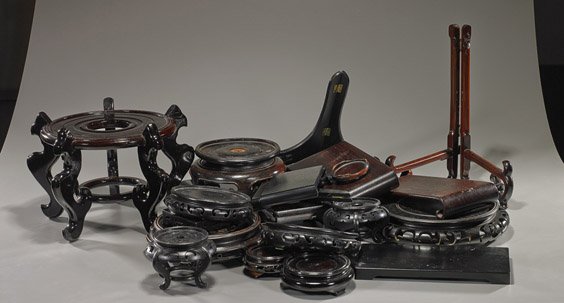 Group of Various Wood Stands