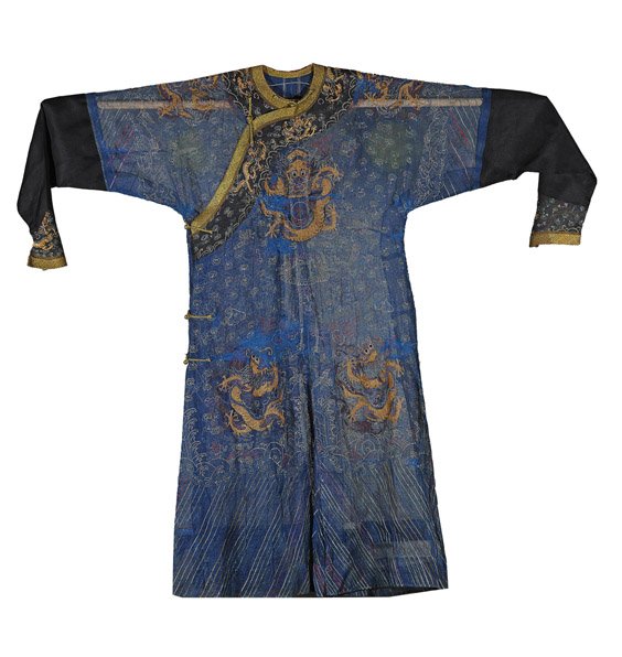 Antique Chinese Kesi-Type Silk Summer Robe