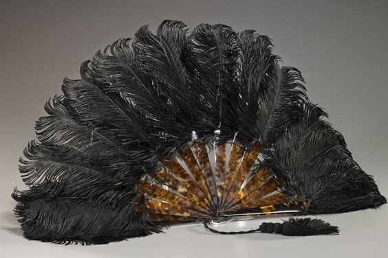 ostrich feather fan