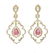 RUBY & DIAMOND CHANDELIER EARRINGS