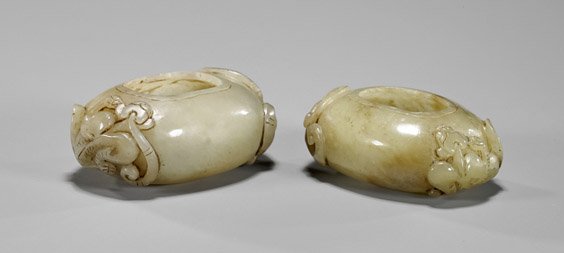 Two Archaistic Jade/Hardstone Brushwashers (1 of 1)
