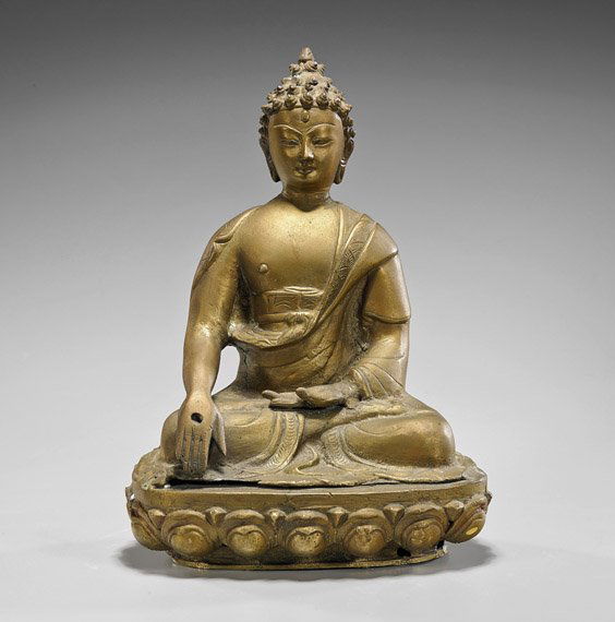 Southeast Asian Gilt Bronze Buddha (1 of 1)