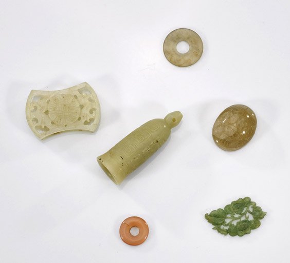 Six Hardstone & Quartz Carvings (1 of 1)