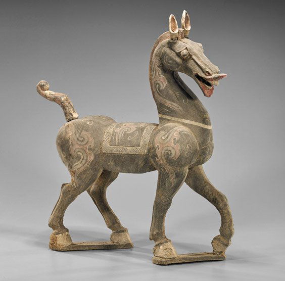 Han-Style Painted Pottery Horse (1 of 1)