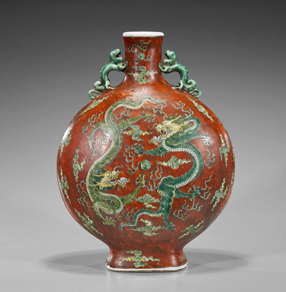 Large Kangxi-Style Dragon Moonflask (1 of 2)