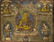 Chinese Painted Linen Thangka