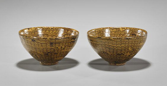 Pair Yuan-Style Brown Glazed Teabowls (1 of 2)