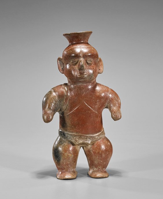Pre-Columbian Colima Figural Vessel (1 of 2)