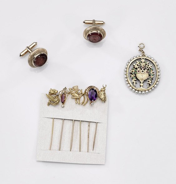 Group of Eight Old & Vintage Jewelry (1 of 1)