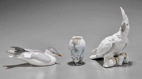 Three Old German Porcelain Figurines (1 of 2)