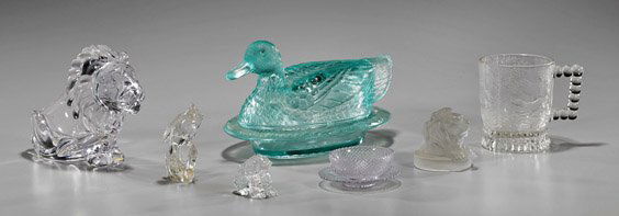 Seven Various Glass & Crystal Items (1 of 1)