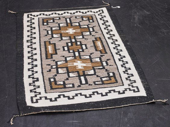 Native American Wool Woven Rug (1 of 1)