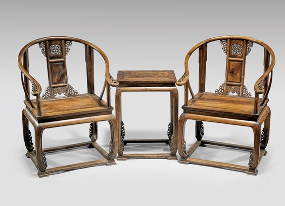 SET CHINESE CHAIRS & TABLE (1 of 1)