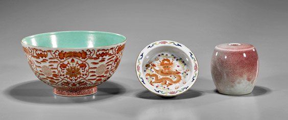 Three Various Chinese Porcelains (1 of 2)
