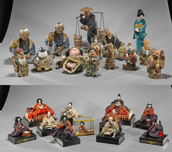Collection of Japanese Dolls & Figures (1 of 1)