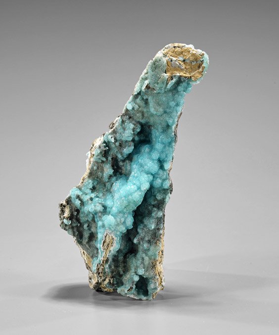 Chinese Hemimorphite on Quartz (1 of 1)