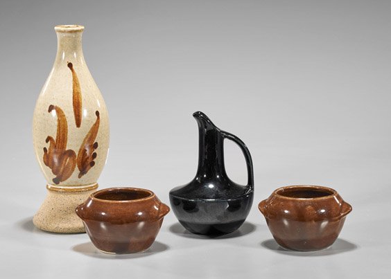 Four Vintage American Glazed Ceramics (1 of 2)