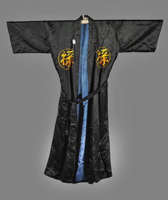 Two Chinese Embroidered Silk Robes (1 of 2)