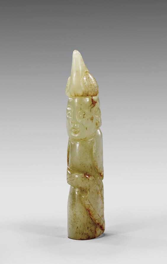 Tibetan-Style Carved Jade Pendant (1 of 1)