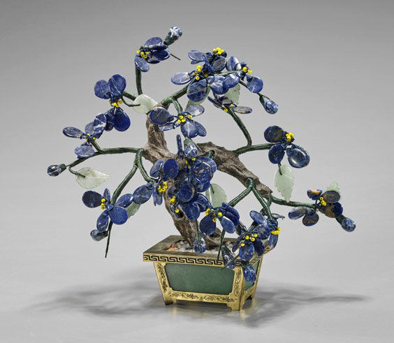 Chinese Sodalite & Hardstone "Tree" (1 of 1)