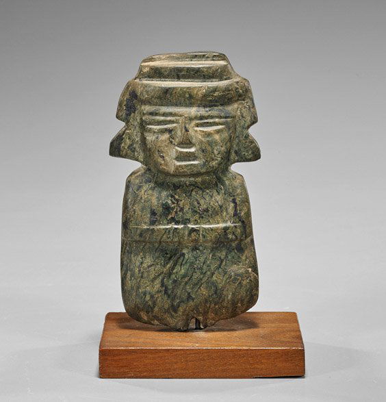 Pre-Columbian Teotihuacan Carved Stone Figure (1 of 1)
