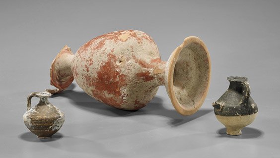 Three Cypriot Pottery Vases (1 of 1)