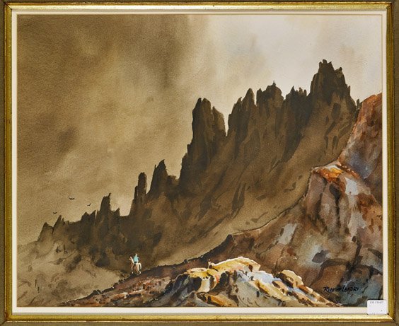 Two Watercolors by Robert Landry (1 of 4)