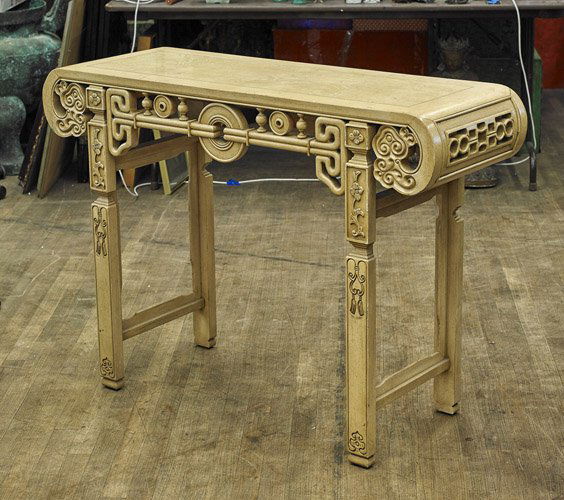 Chinese Carved Wood Altar Table (1 of 1)