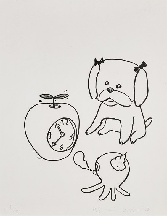 YOSHITOMO NARA PRINT: "Time Goes On" (1 of 1)