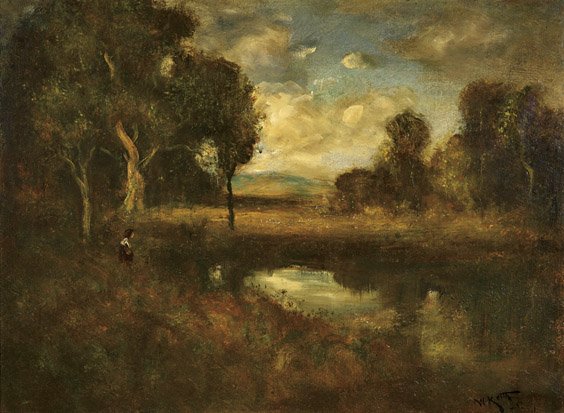 ANTIQUE PAINTING BY WILLIAM KEITH (1 of 2)